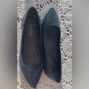 Coach and Four Blue Women's Flats (shoe16)